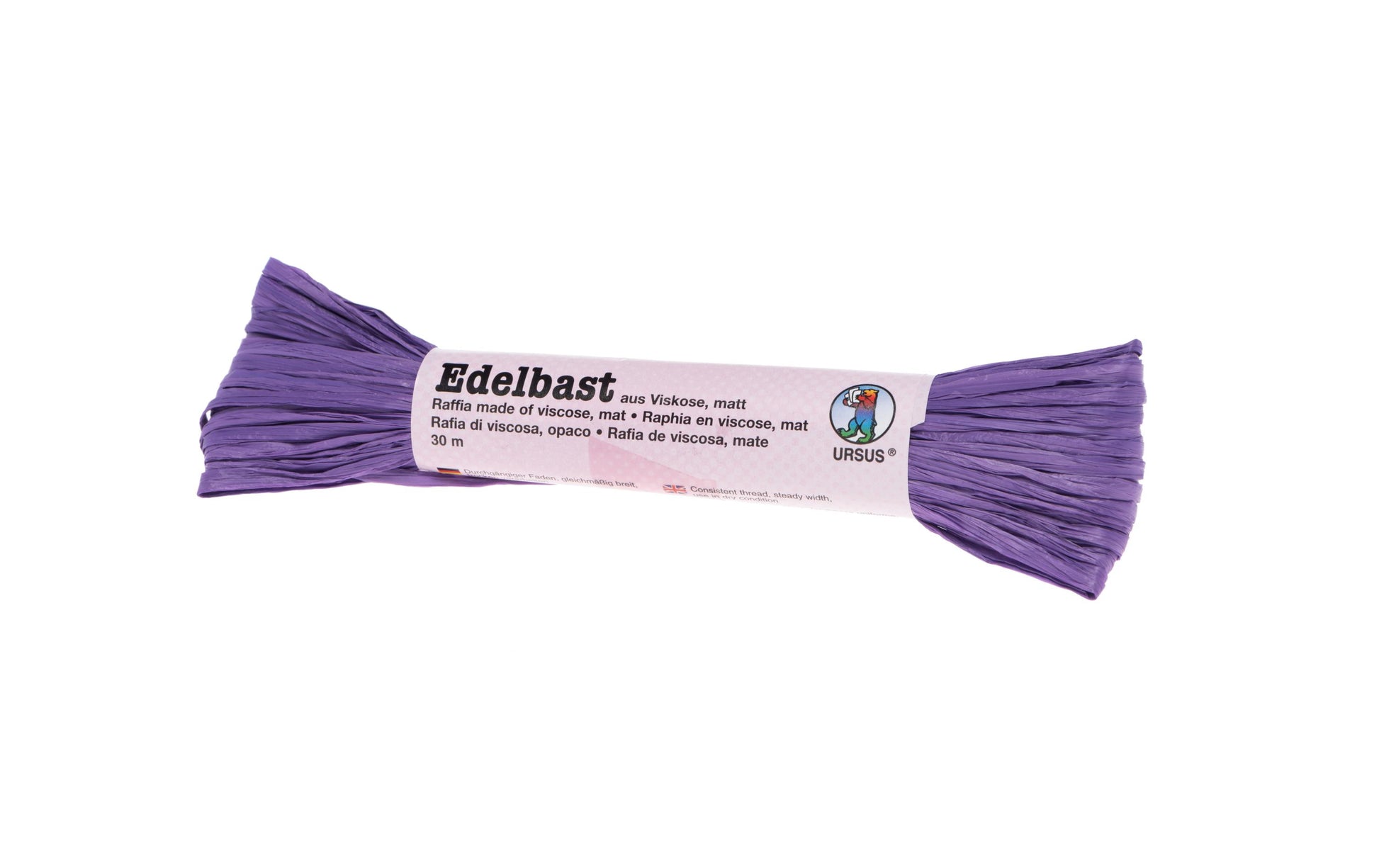 URSUS Geschenkband Viskose matt violett – 30 m