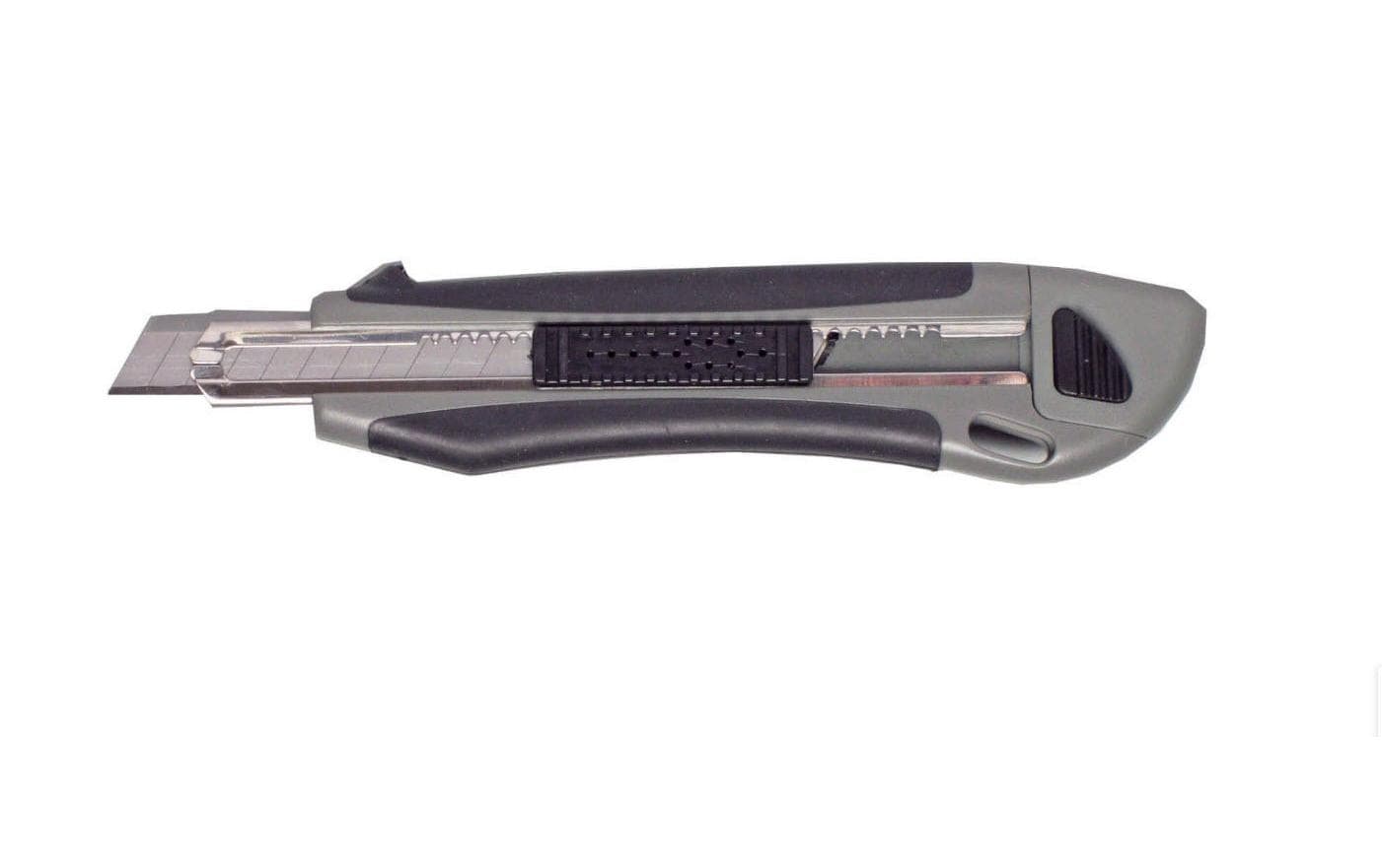MAUL Cutter Profi – Abbrechmesser 9 mm, einziehbar, Kunststoff, grau