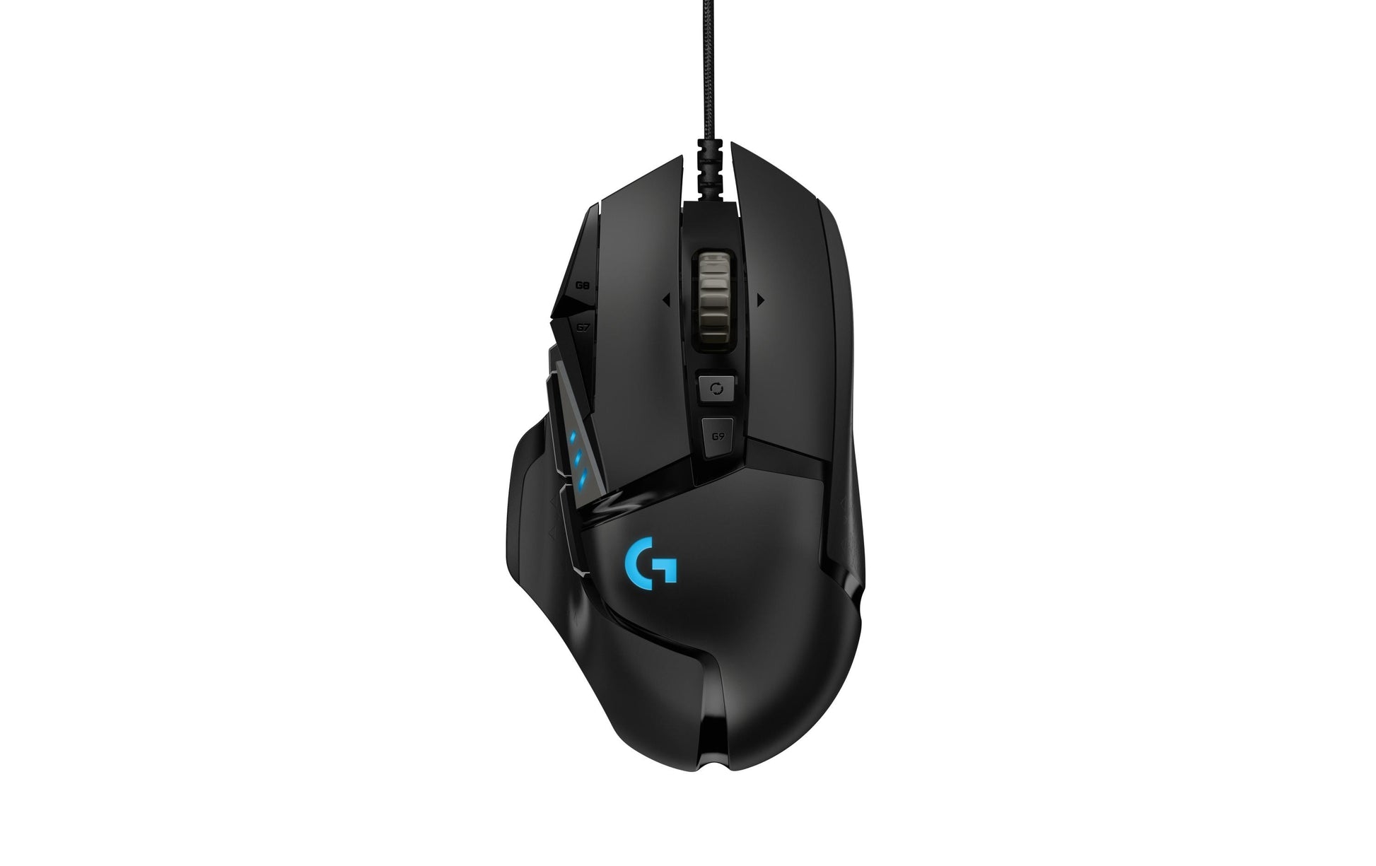 Logitech G G502 HERO – Gaming-Maus – Kabelgebunden (USB‑A), 25600 DPI, RGB-Beleuchtung, rechts, Schwarz