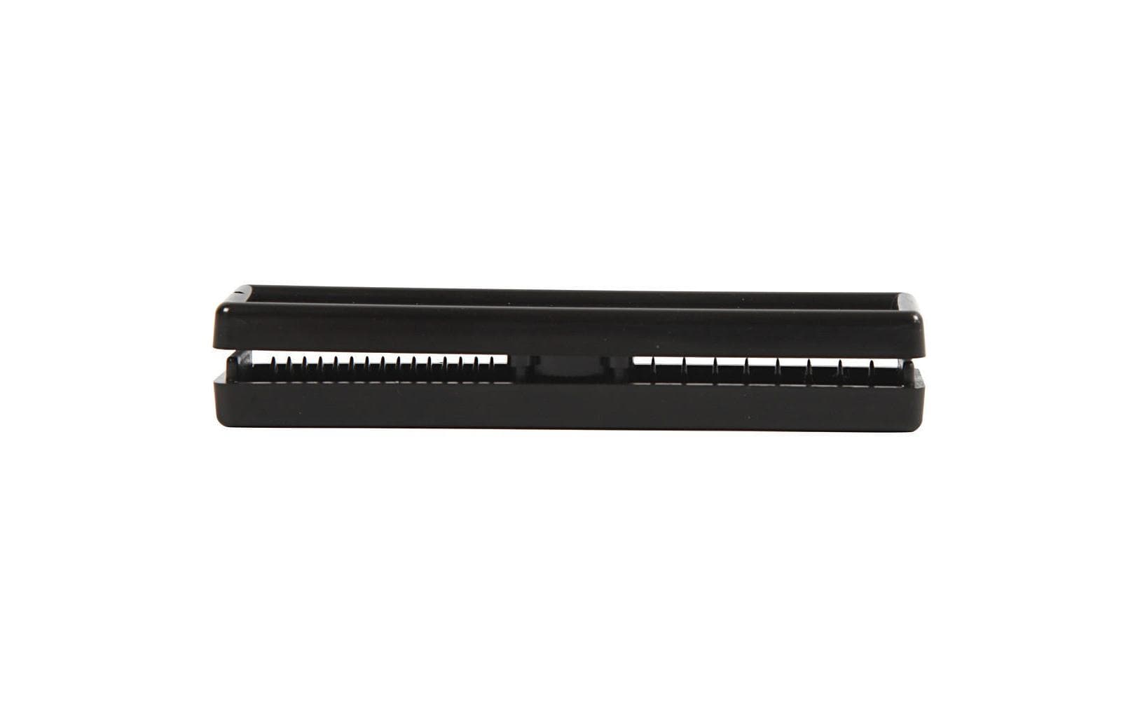 Creativ Company Geschenkband Splitter Schwarz – 0,09 m – 2 Streifenbreiten einstellbar – 1 Stk.