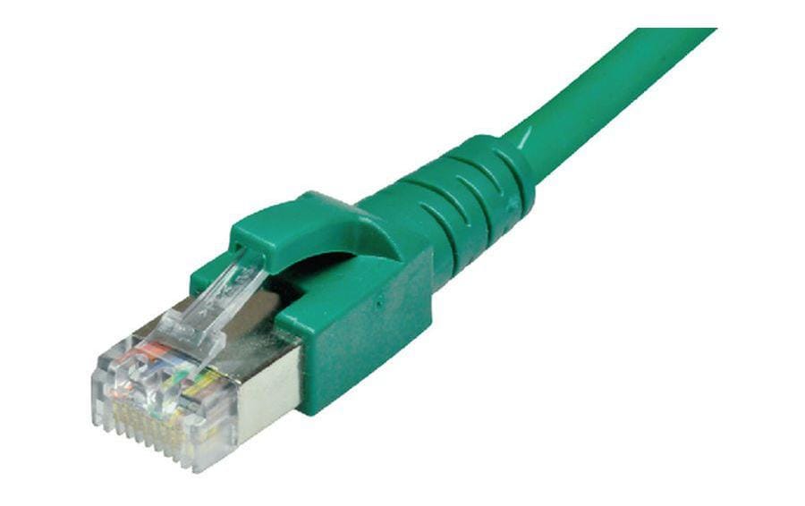 Dätwyler it infra Dätwyler Patchkabel – Cat 6A S/FTP, 3 m, Grün, LSZH, RJ-45