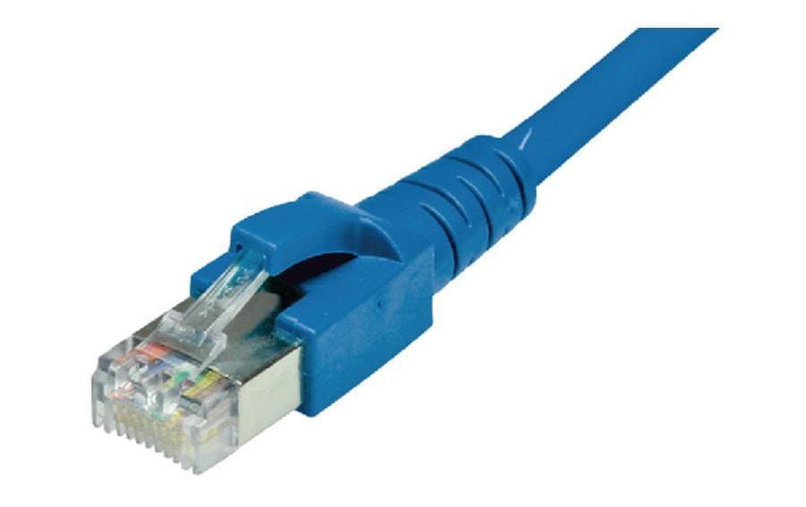Dätwyler it infra Dätwyler Patchkabel – Cat 6A S/FTP, 4 m, Blau, Halogenfrei, RJ-45