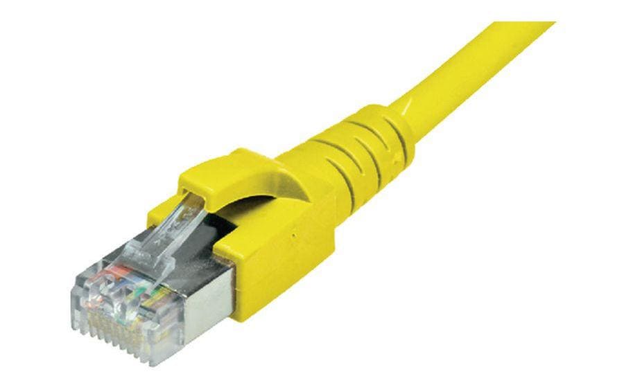 Dätwyler it infra Patchkabel – Cat 6A S/FTP, 5 m, Gelb, LSZH, RJ-45