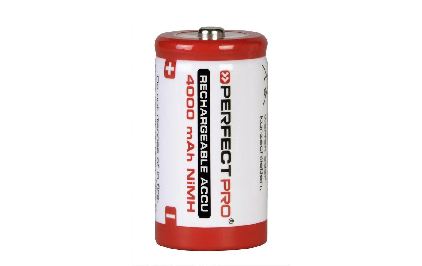 Perfectpro C Akkus – Nickel-Metallhydrid (NiMH), 4000 mAh, 1,2 V – 2 Stk.