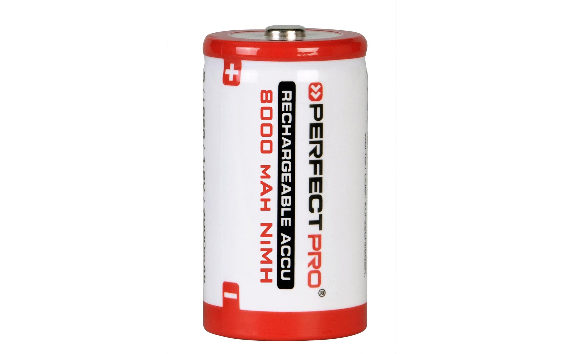 Perfectpro Akku 1,2 V 8000 mAh 9,60 Wh Ni‑MH – für HANDSFREE, WORKBOX, TEAMPLAYER und andere Radios