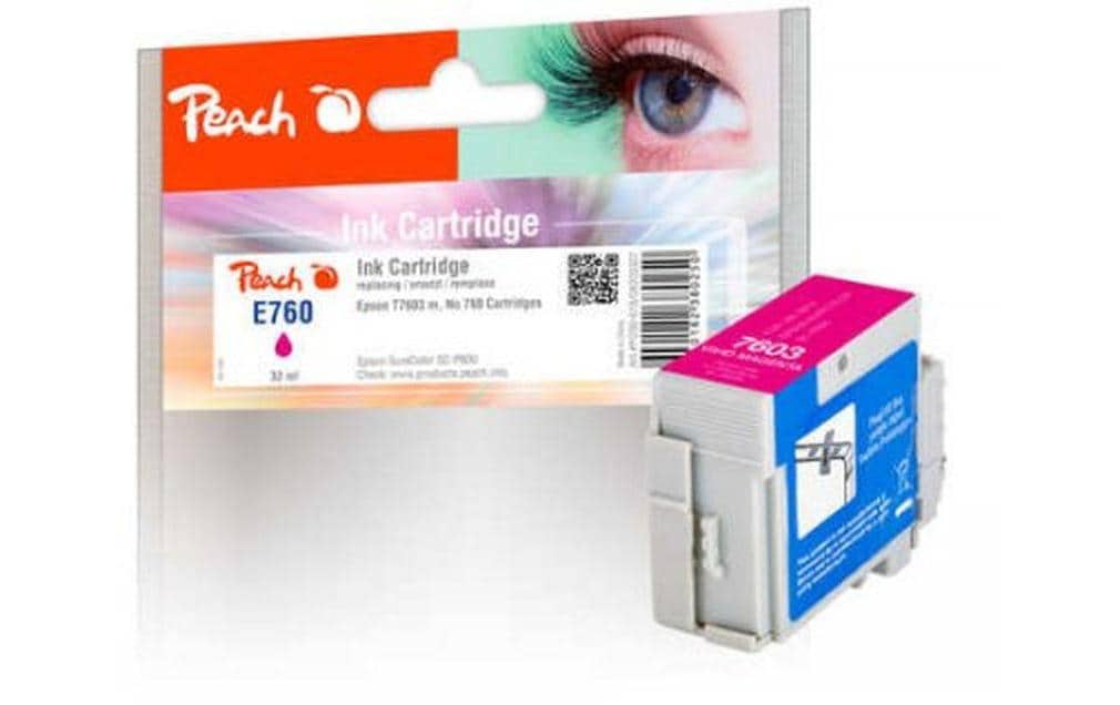 Peach T7603 Magenta Tintenpatrone (Kompatibel) – 32 ml – für Epson SureColor SCP 600 – 760