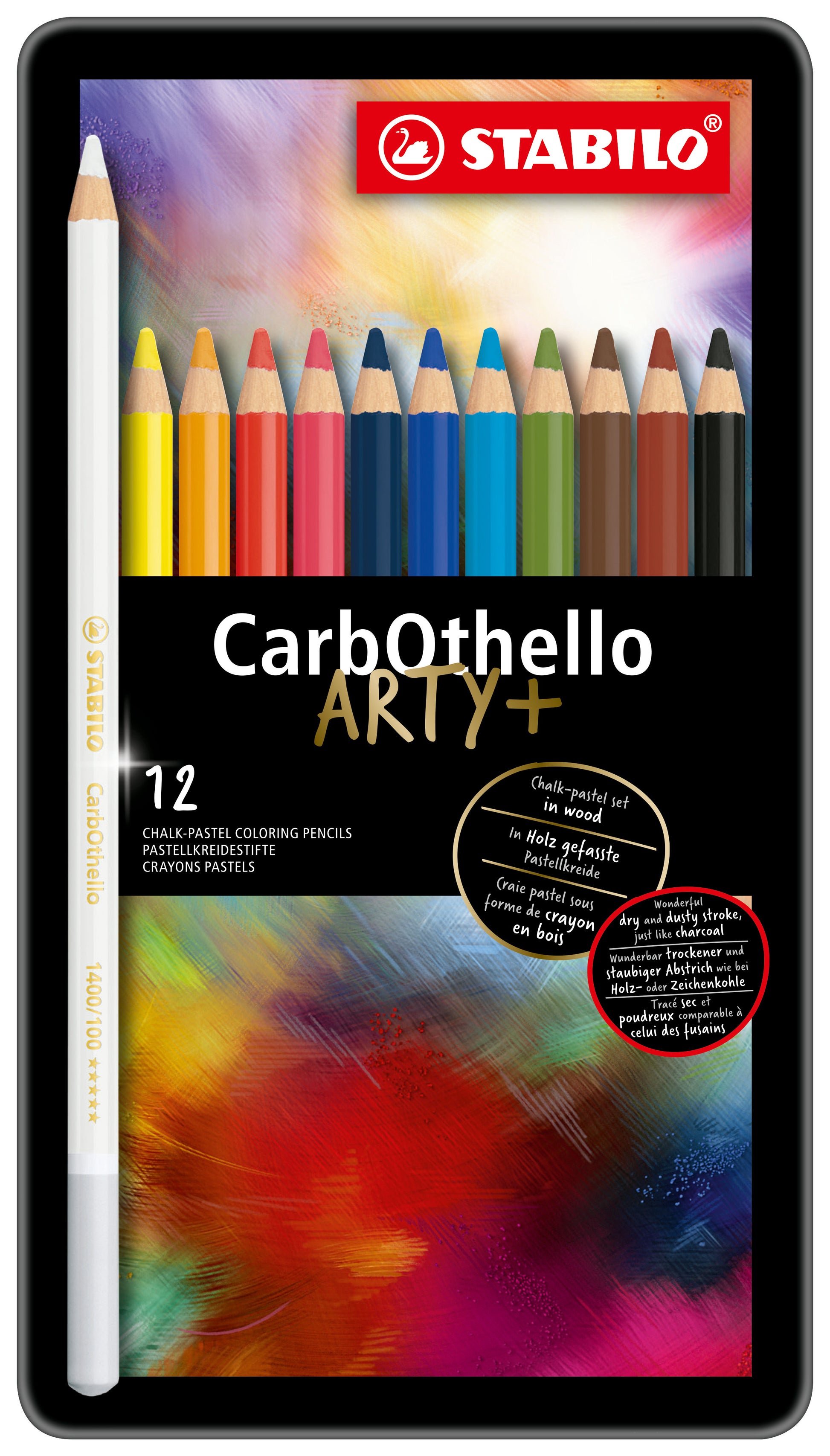 STABILO CarbOthello Buntstifte – 12 Farben