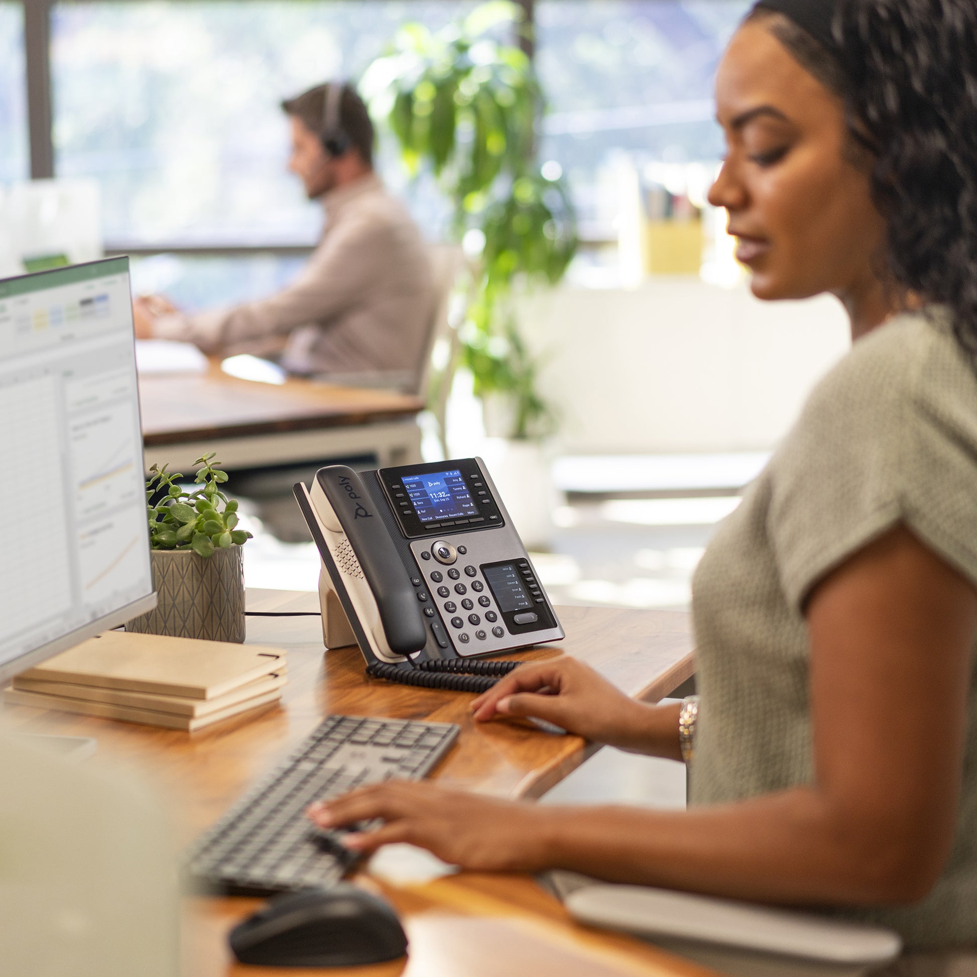 Poly Edge E450 – IP-Telefon, PoE