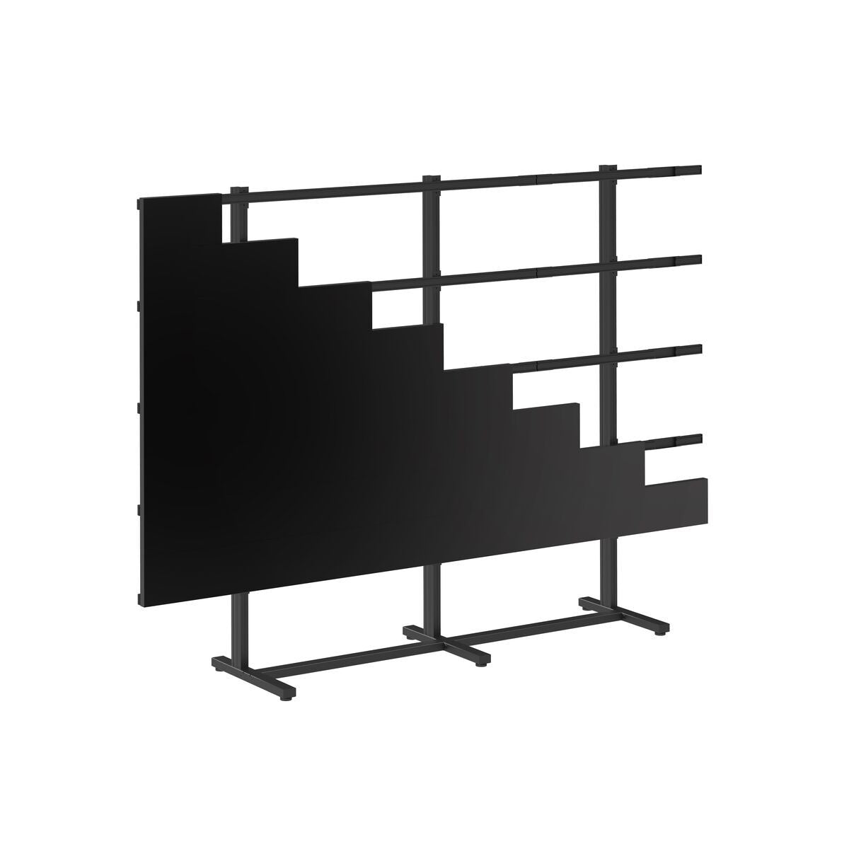 Vogel's FLED 8x8 – Displayständer, für 64 Displays, bis 27", bis 607,5 kg, schwarz