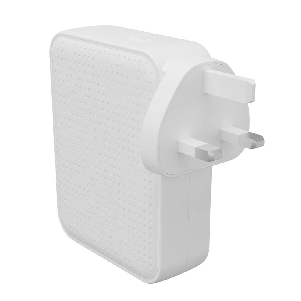 HYPER HJ1001WHWWGL USB-Wandladegerät 140 W – USB-C×3, USB-A×1 – PD 3.1, PPS, QC 3.0, GaN