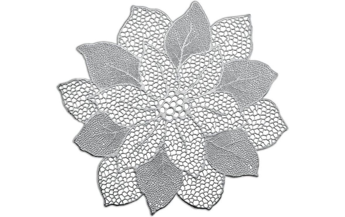 Zeller Present Tischset – PVC, Blumenmotiv, 49 × 47 cm