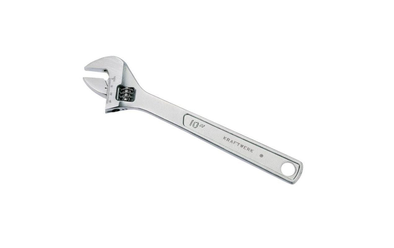 Kraftwerk – Rollgabelschlüssel, Spannweite 250 mm, Länge 250 mm, mit Skala, 2410