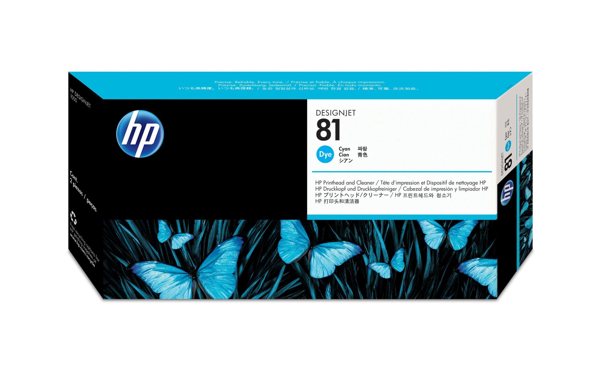 HP Druckkopf Nr. 81 (C4951A) – Cyan, 13 ml – für HP DesignJet 5500