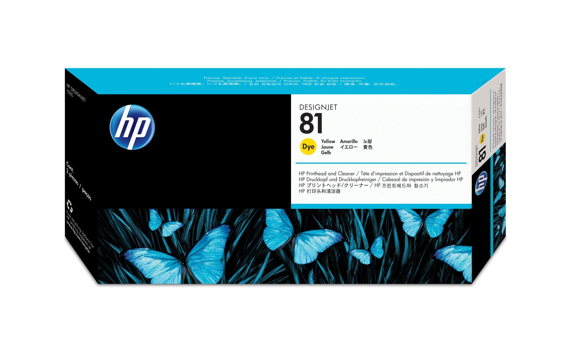 HP Druckkopf Nr. 81 (C4953A) – Gelb, 13 ml – für HP DesignJet 5000