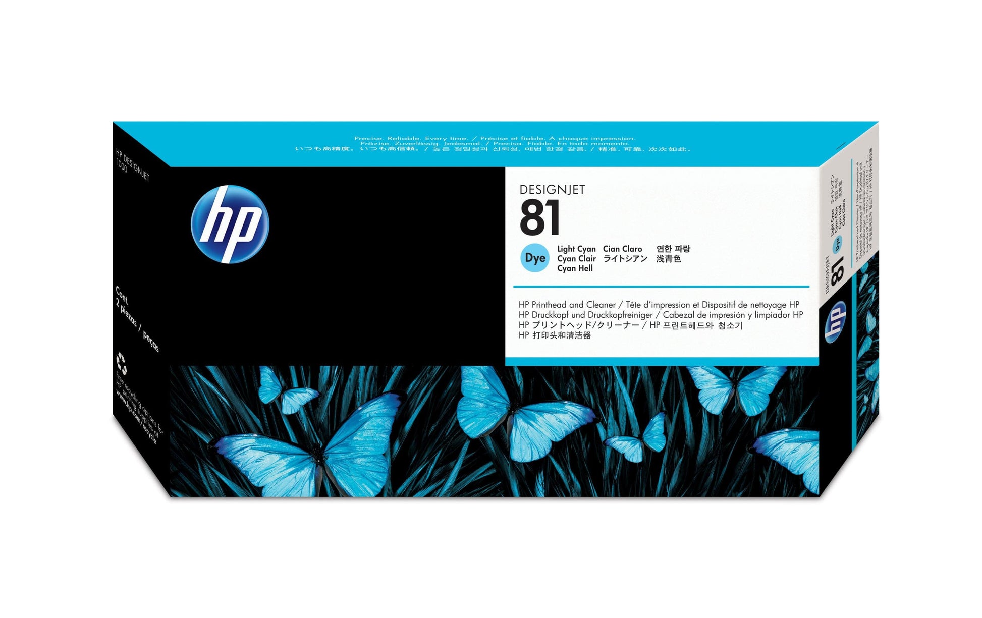 HP Druckkopf Nr. 81 (C4954A) – Hellcyan, 13 ml – für HP DesignJet 5000 PS