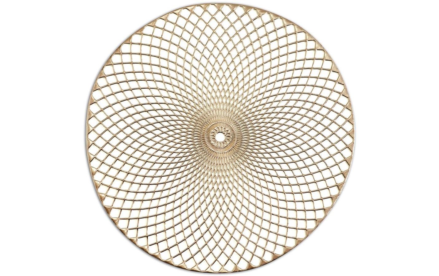 Zeller Present Tischset – rund, PVC, Mandala-Motiv, Ø38 cm