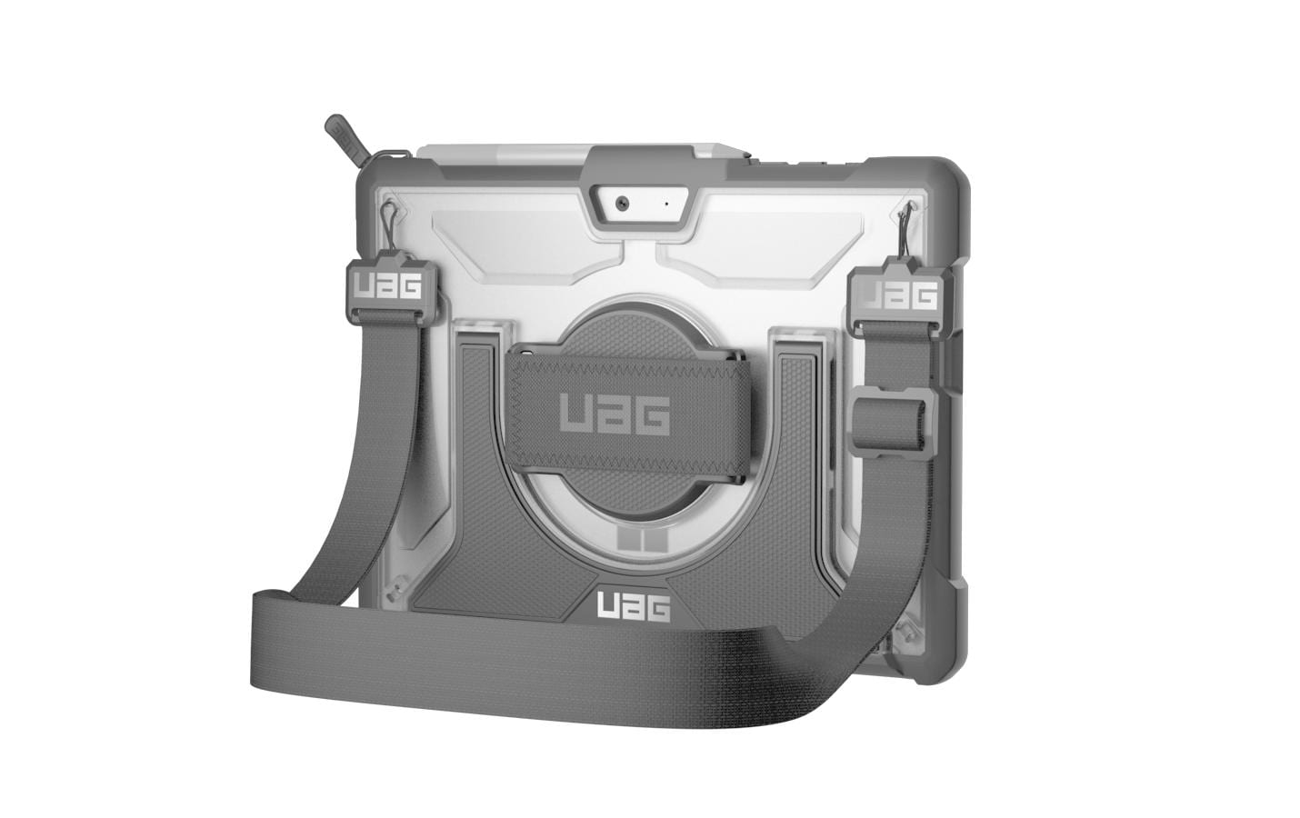 Urban Armor Gear Tablet-Hülle für Microsoft Surface Go 10" (1.–4. Gen.) – Schwarz/Grau