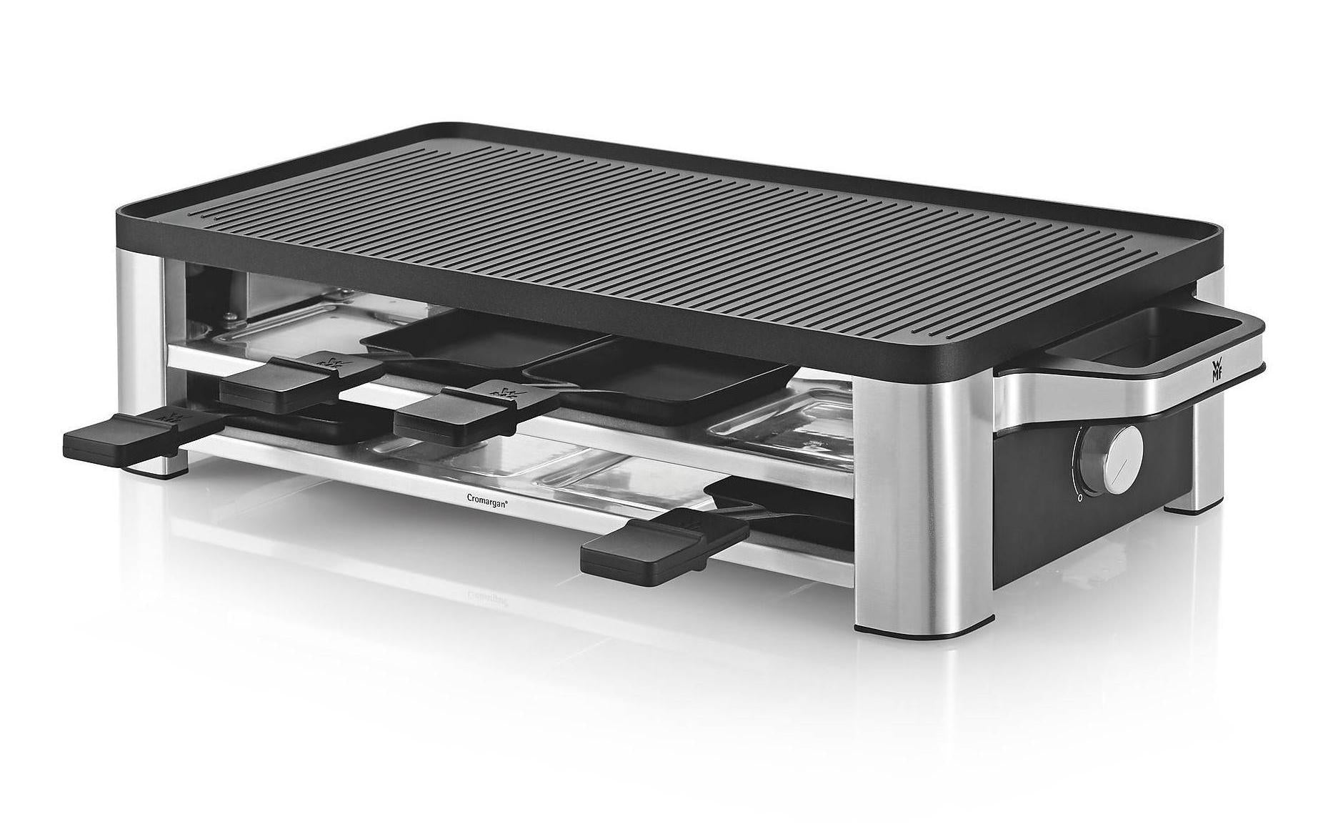 WMF Raclette-Grill LONO 0415040011 – 8 Personen, 1500 W – schwarz/chrom