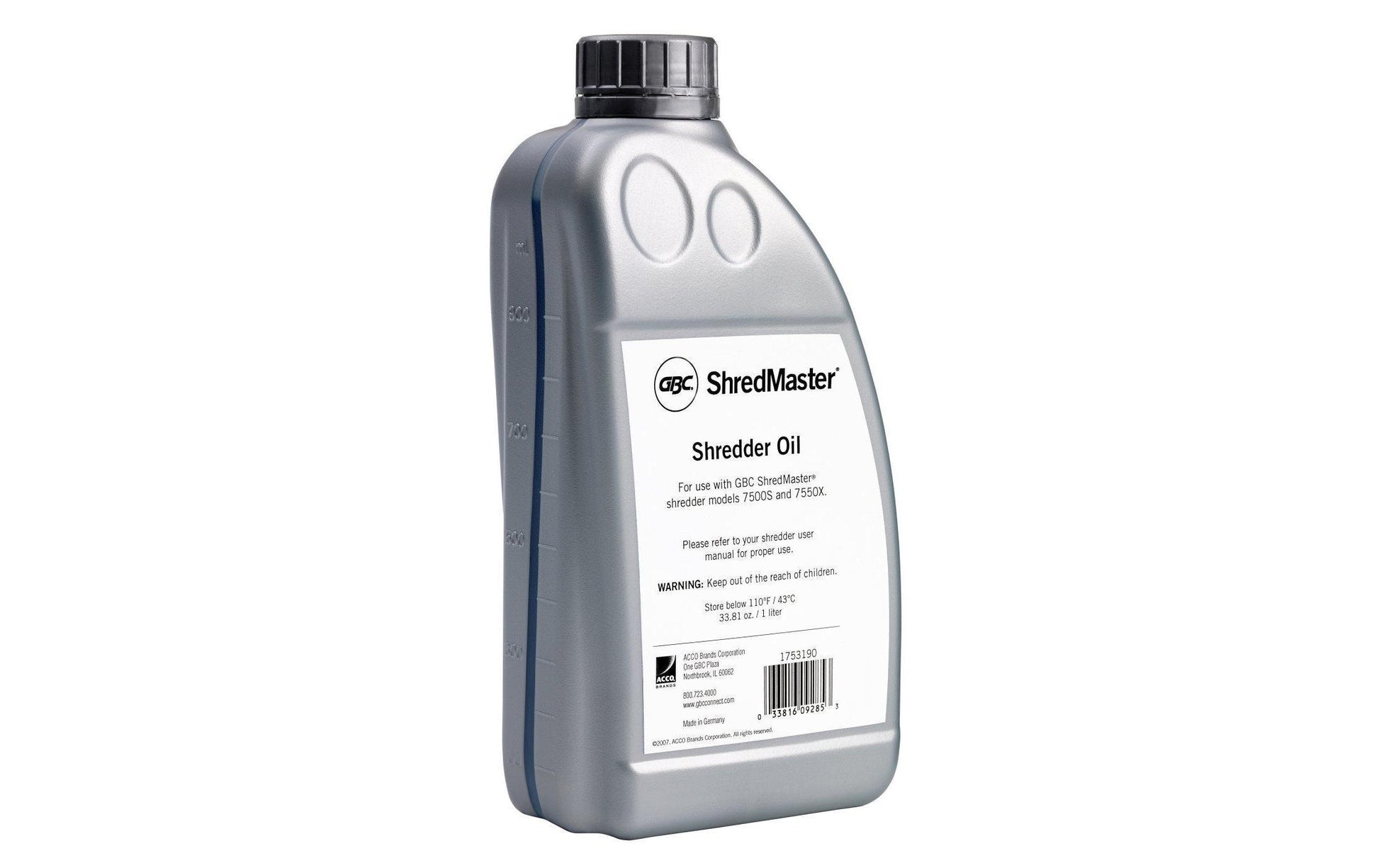 Rexel Schmieröl für Aktenvernichter – 1'000 ml