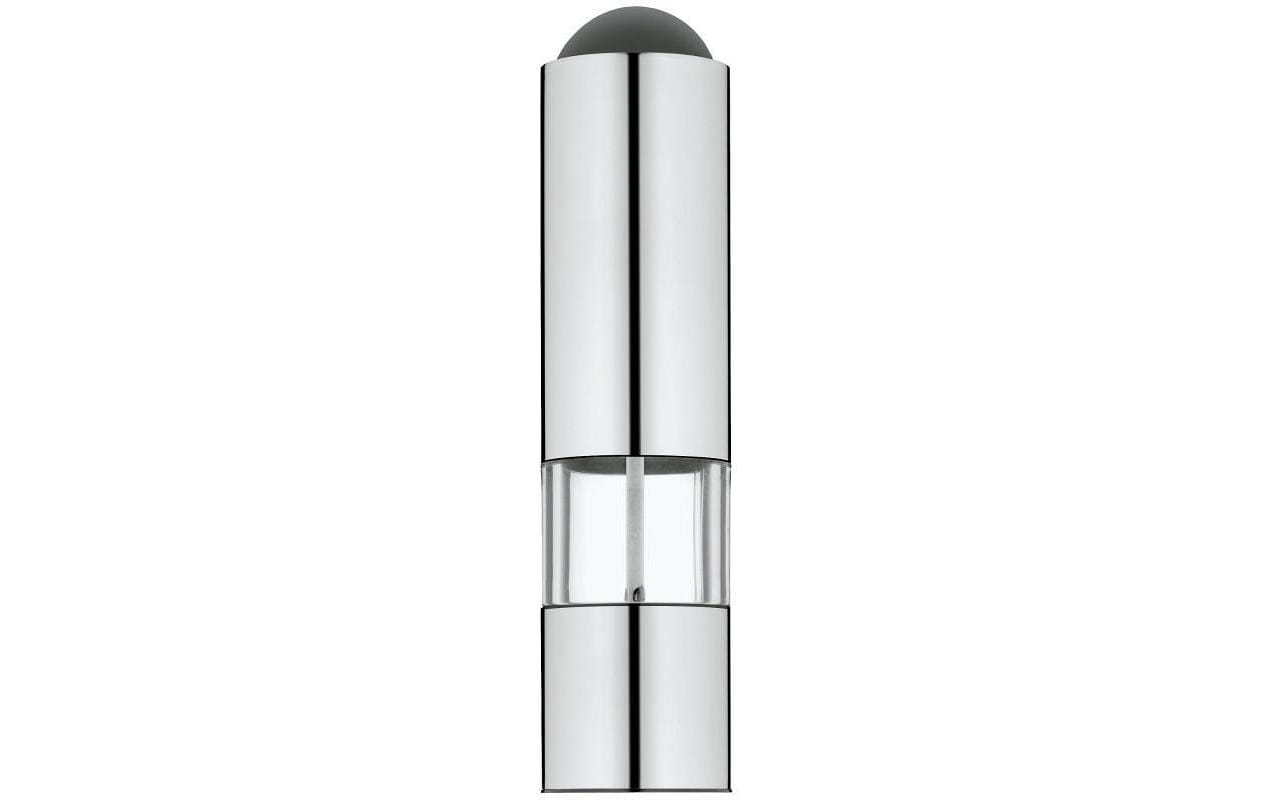 WMF Salz-/Pfeffermühle Ø 5 × 21 cm, Edelstahl/Glas, Keramik-Mahlwerk, stufenlos, silber matt