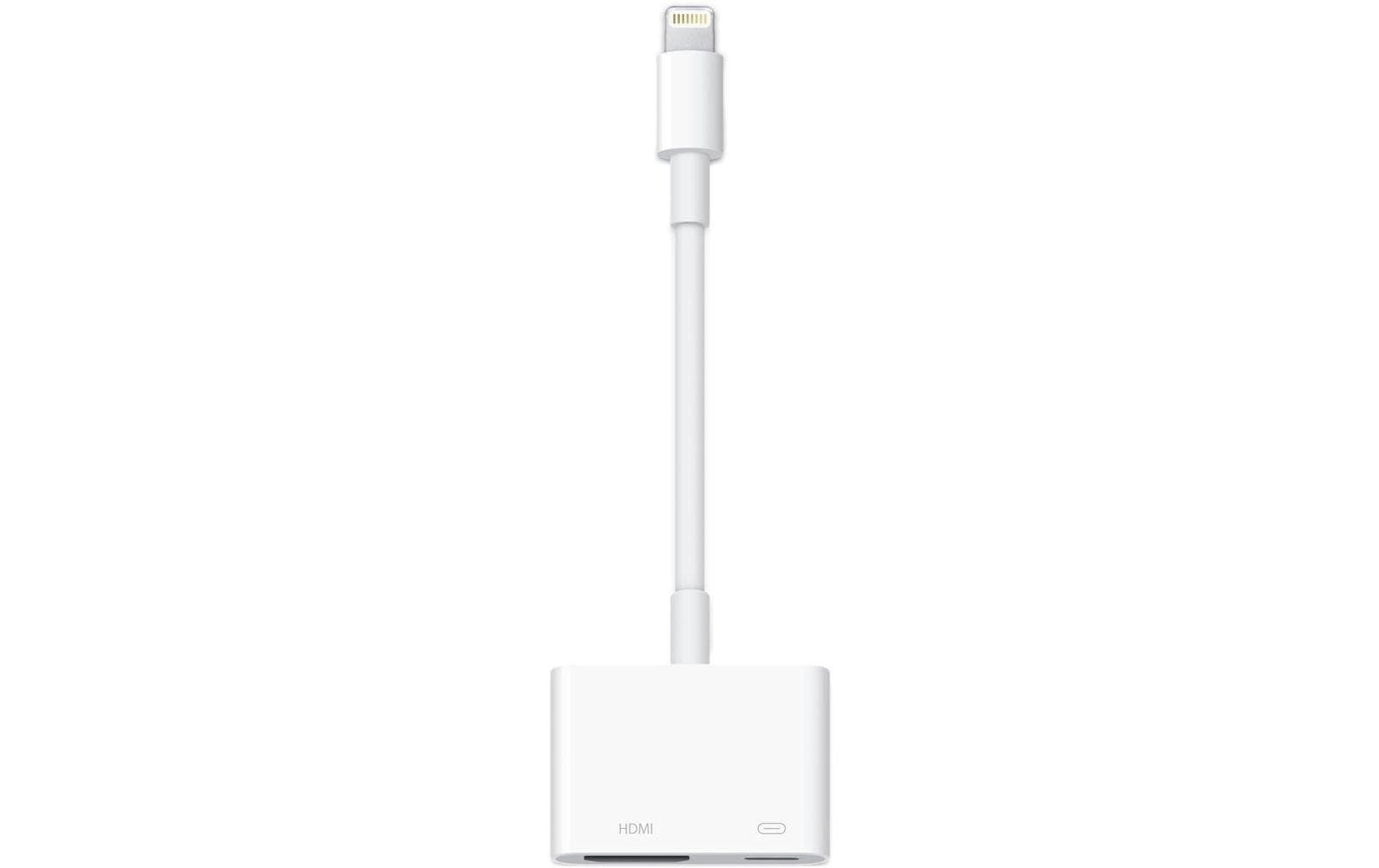Apple Lightning Digital AV Adapter – 1080p, für Apple iPhone 14 Pro; iPhone 13 und andere, weiss