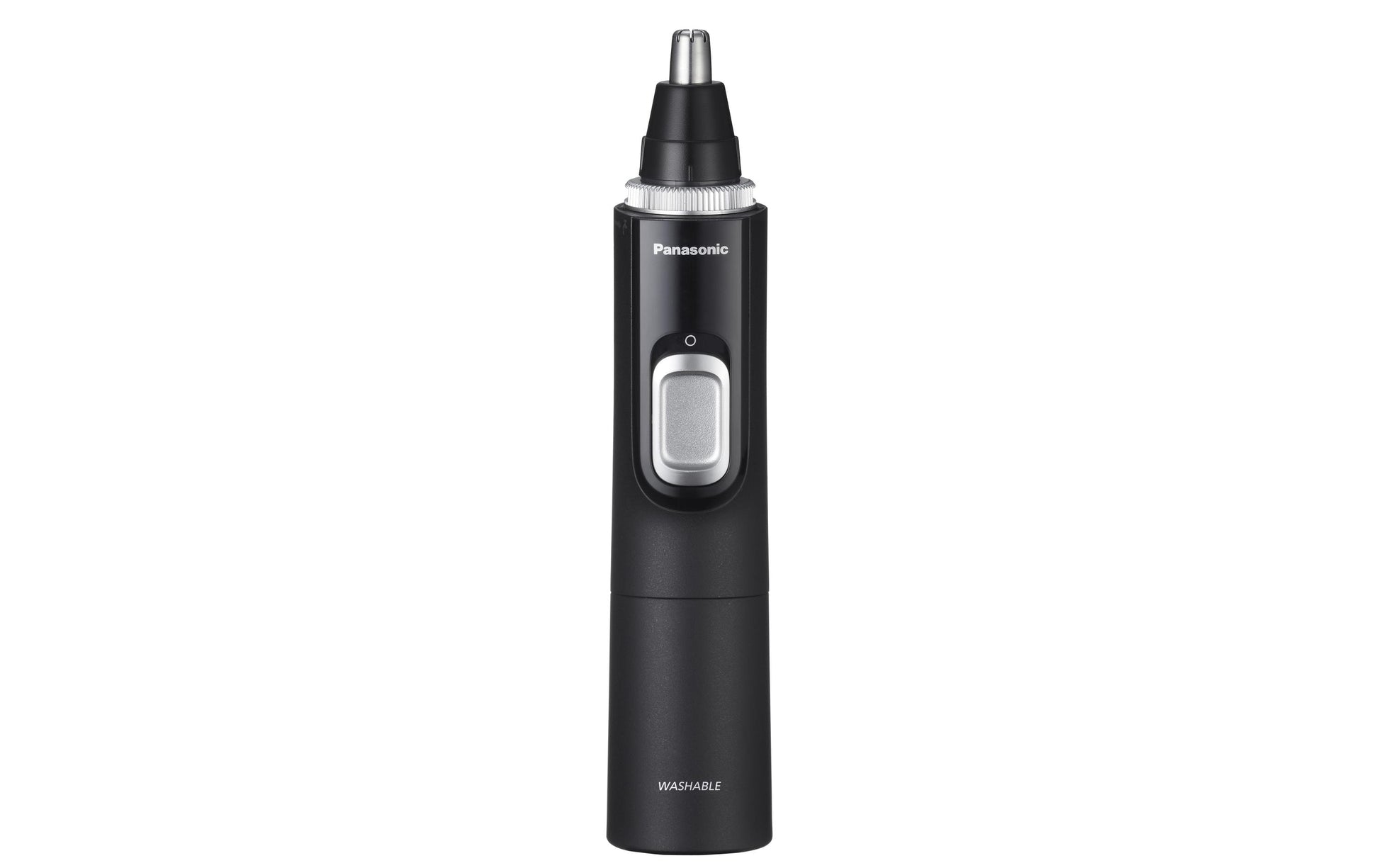 Panasonic Nasenhaartrimmer ER-GN300K503 – nass & trocken, batteriebetrieben, 40 min – schwarz, Edelstahlmesser
