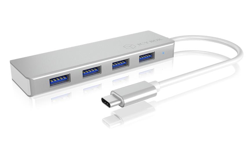 ICY BOX IB-HUB1425-C3 USB-Hub – USB-C, 4× USB-A, für Windows/Mac
