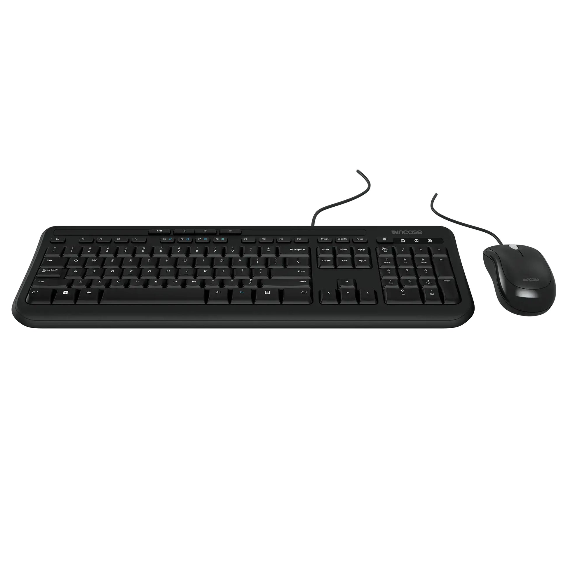 Incase Desktop 600 – Tastatur-Maus-Set – 100% – kabelgebunden – USB – QWERTZ (DE) – schwarz
