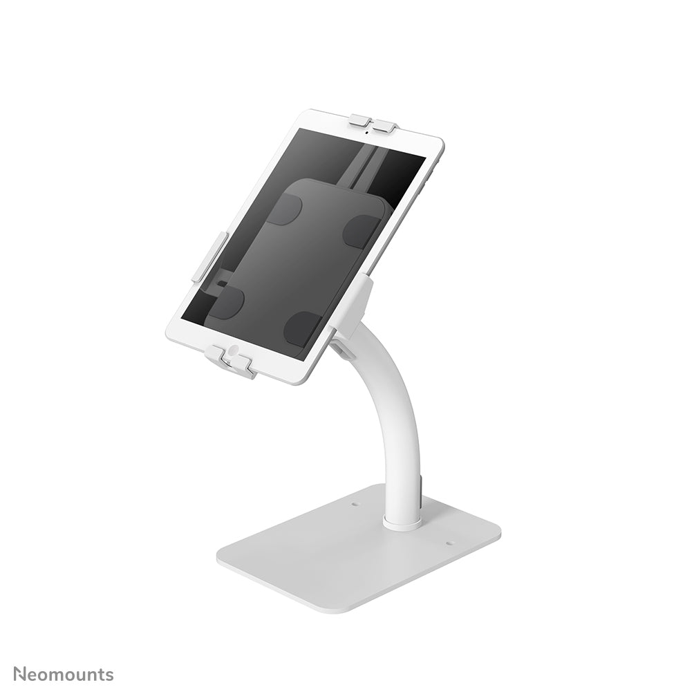 Neomounts Tablet-Tischhalterung – 7,9–11", abschliessbar – Weiss