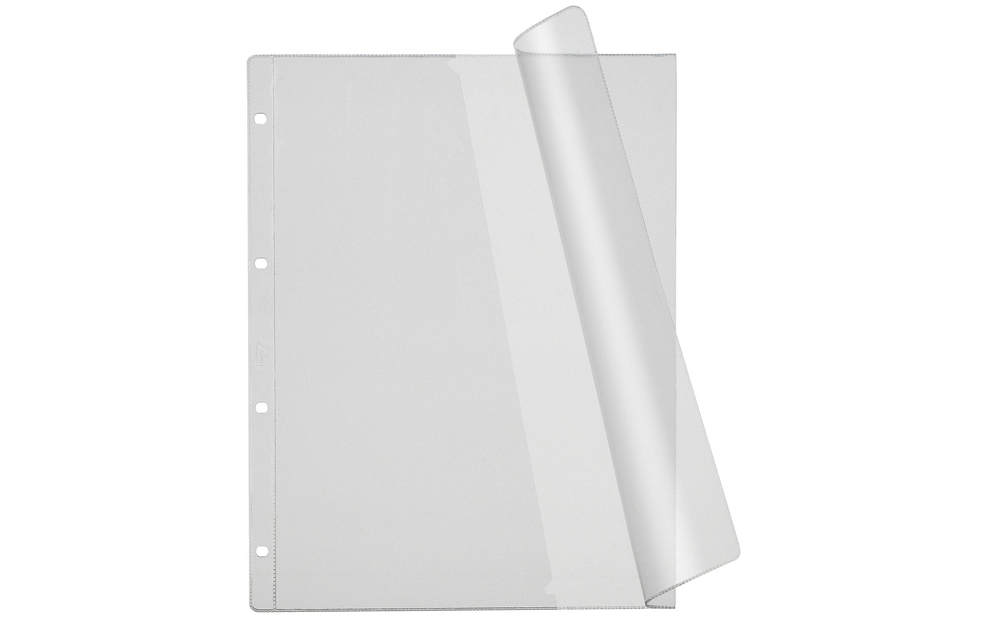 Kolma Sichtmappe A4 – transparent, Kunststoff, glänzend, 140 µm, 10er-Pack, 100% rezyklierbar