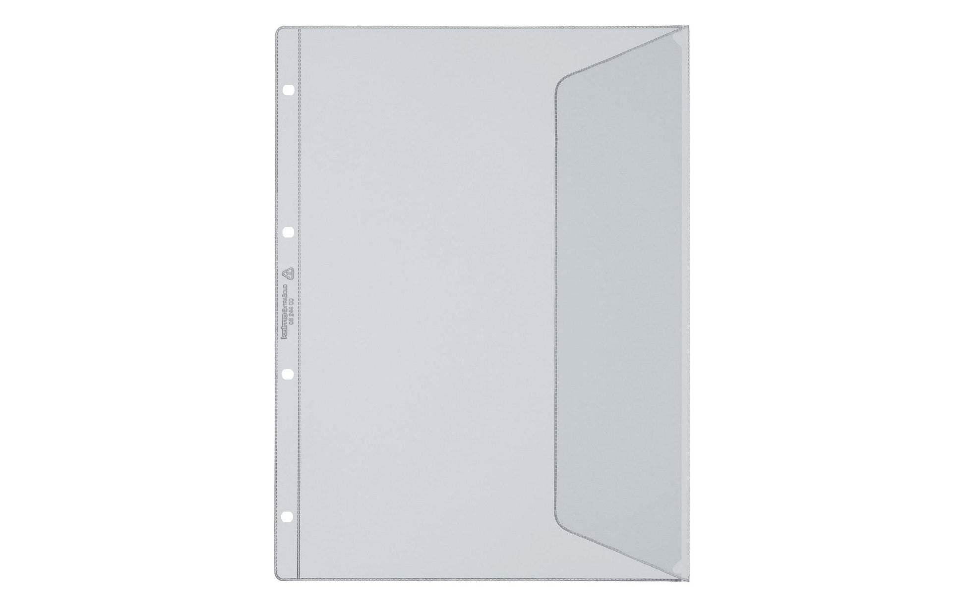 Kolma Sichtmappe A4 – transparent, Kunststoff, glänzend, 140 µm, 10er-Pack