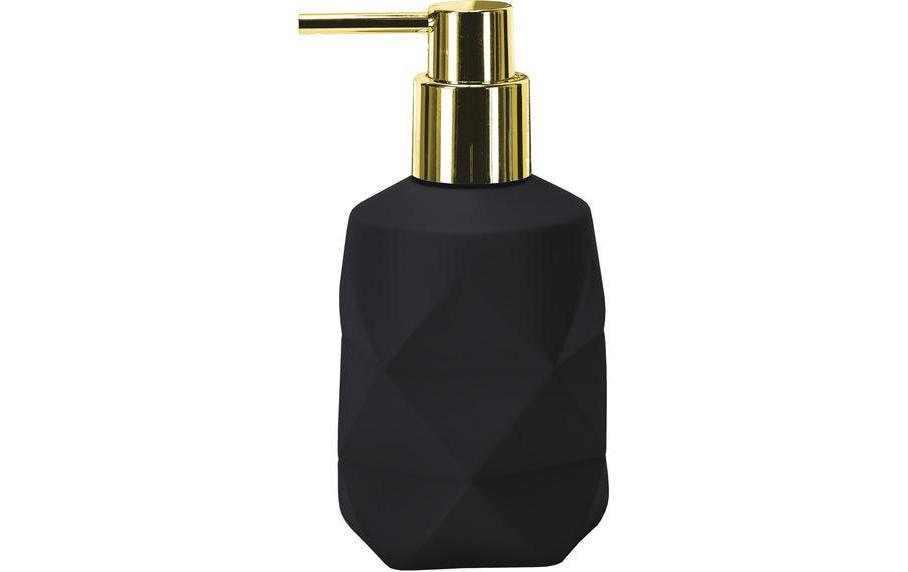 Kleine Wolke Seifenspender – Polyresin, schwarz, gold, 200 ml