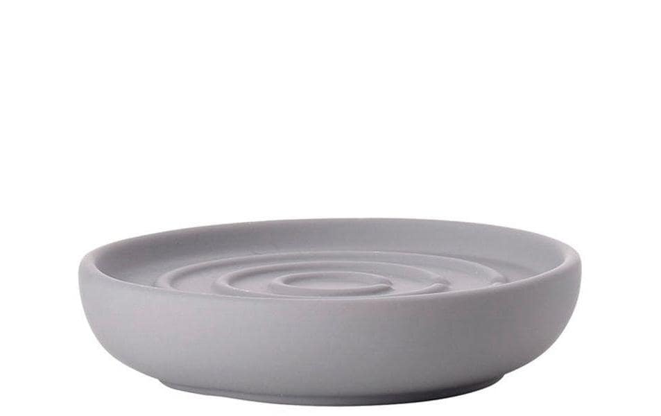 Zone Denmark Seifenschale Nova – Porzellan, Ø11×2,5 cm, Grau