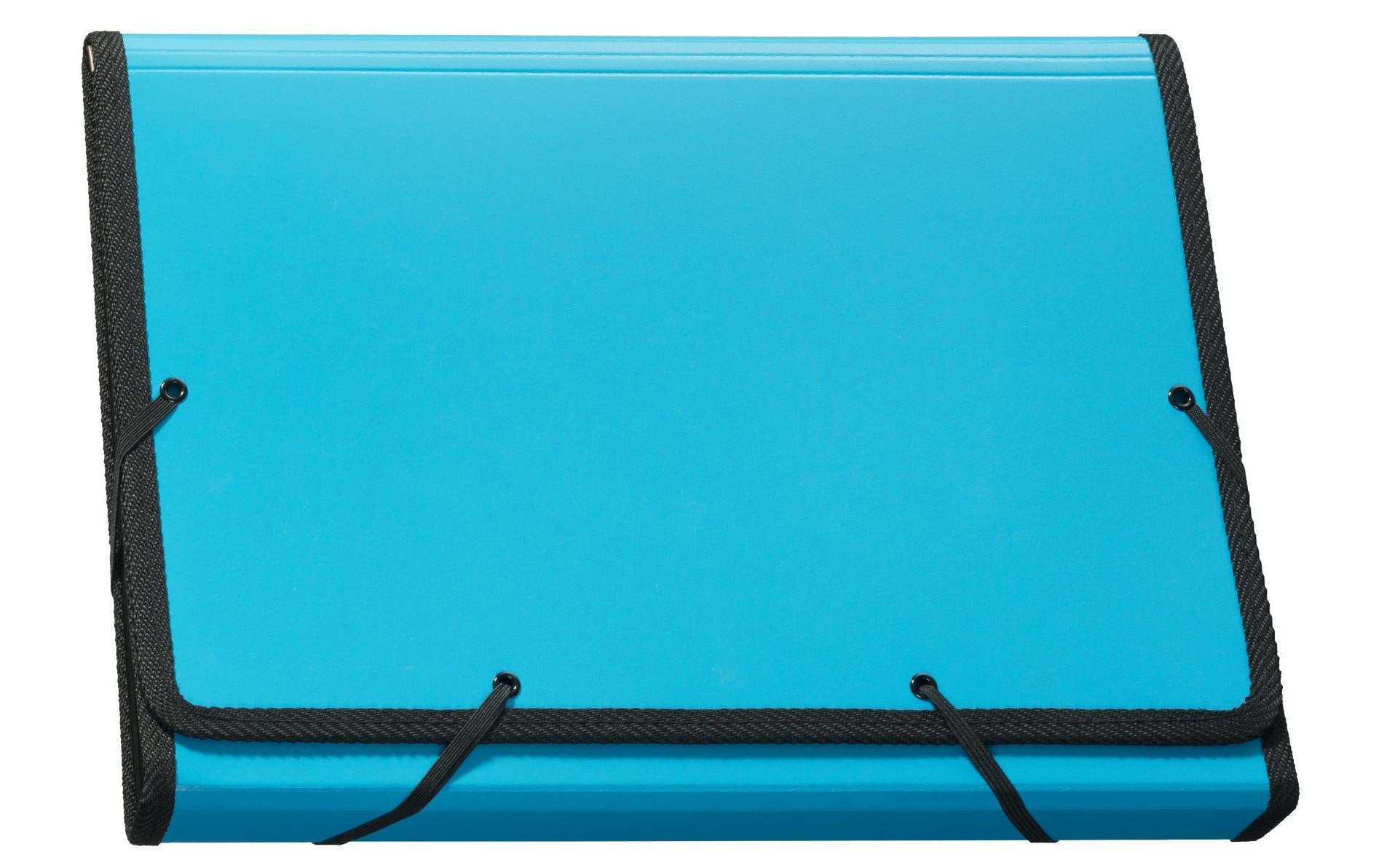 Kolma Sammelmappe für A4, Kunststoff, Blau, mit Gummizug