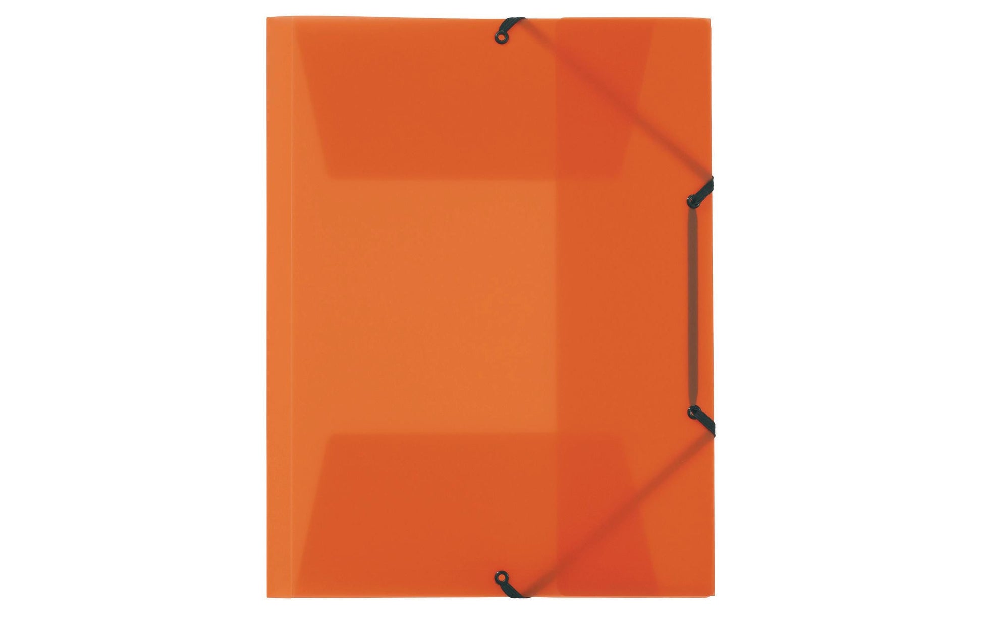 Kolma Sammelmappe für A4, Kunststoff, Orange, mit Gummizug