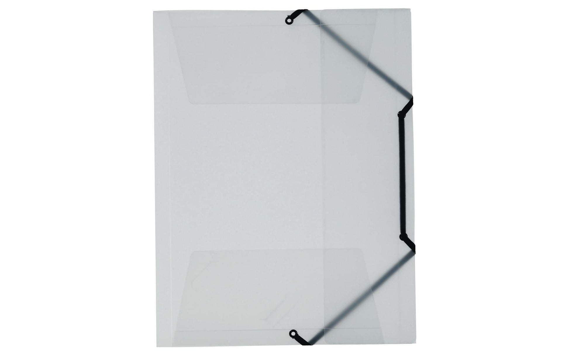 Kolma Sammelmappe für A4, Kunststoff, transparent, mit Gummizug