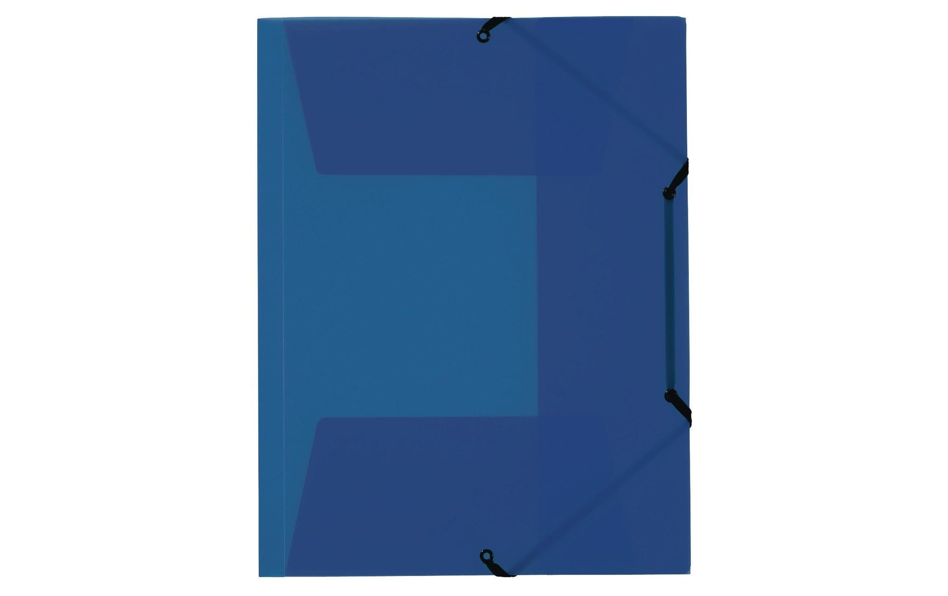 Kolma Sammelmappe für A4, Kunststoff, Blau, mit Gummizug