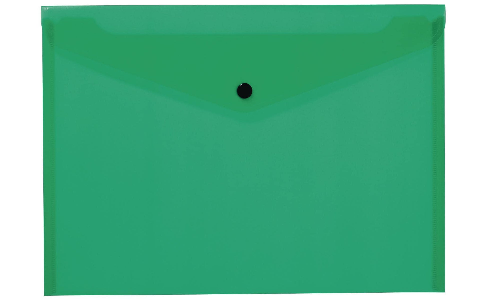 Kolma Dokumentenmappe Easy A4 – 1 Fach, Druckknopf, Polypropylen (PP), Grün