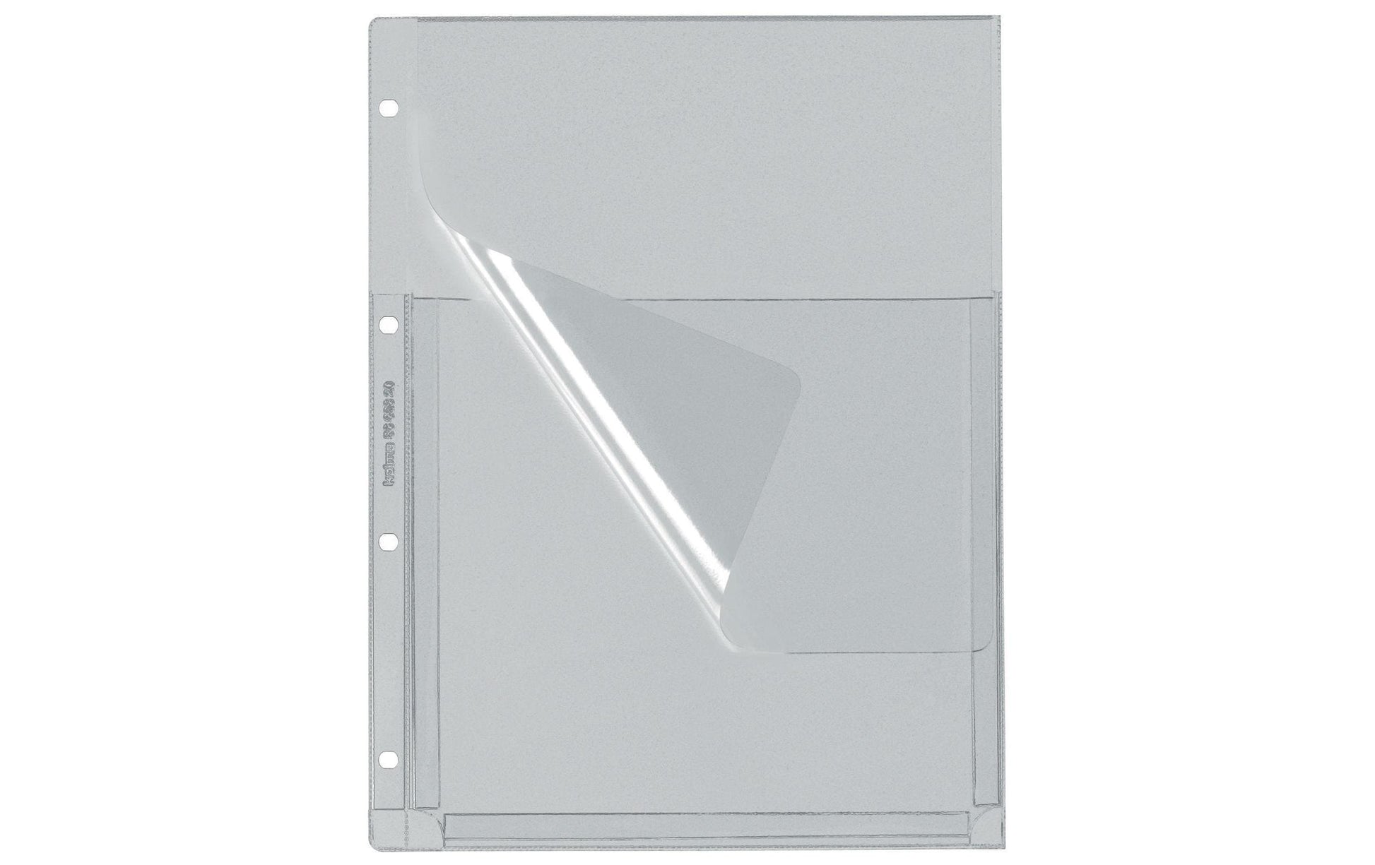 Kolma Sichtmappe A4 – transparent, Kunststoff, glänzend, 180 µm, 5er-Pack