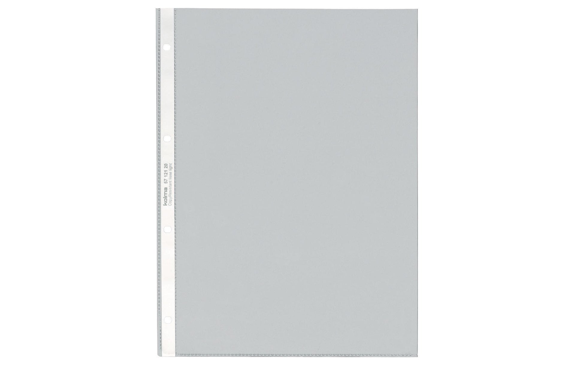 Kolma Sichtmappe A4 – transparent, Kunststoff, glänzend, 60 µm, 100er-Pack