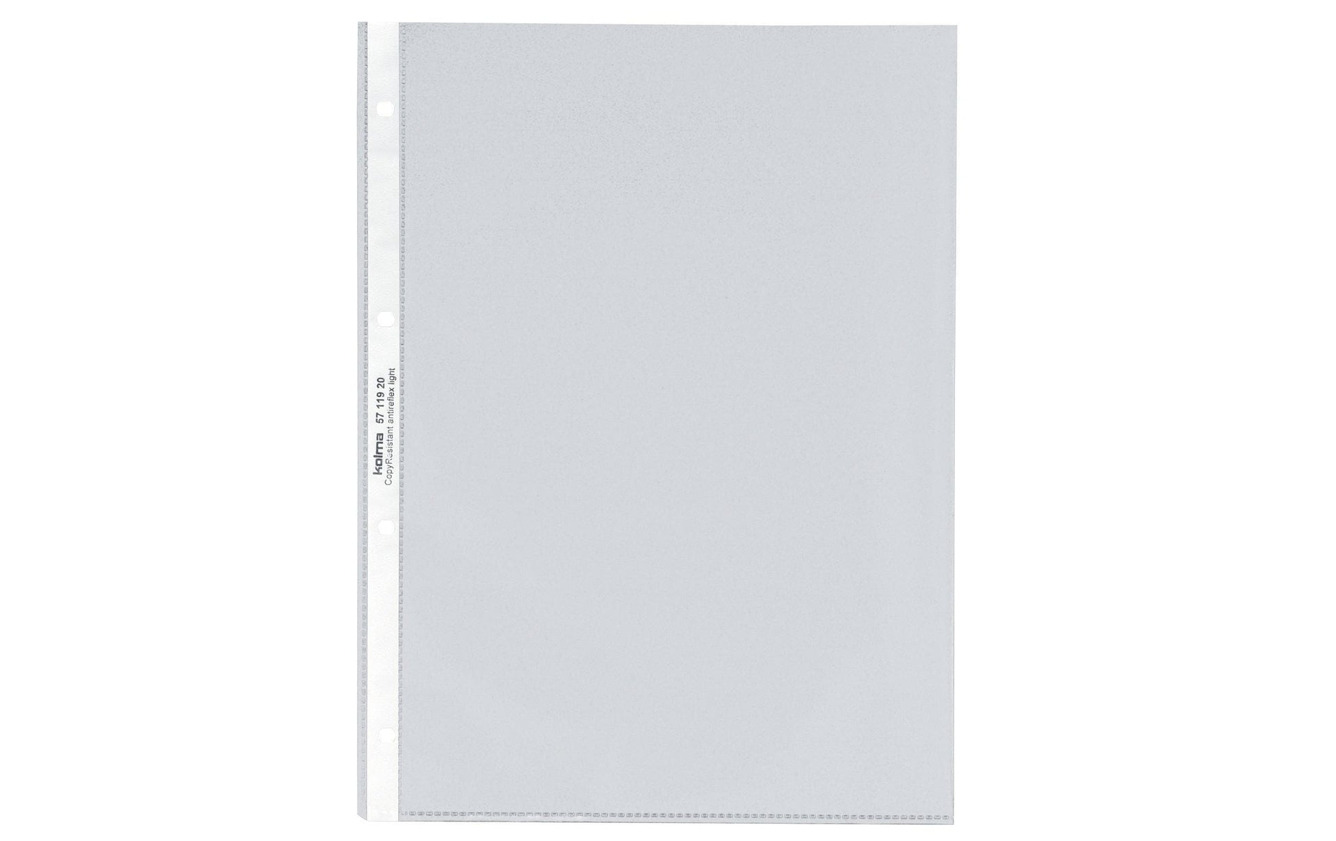 Kolma Sichtmappe A4 – 25 Hüllen, Transparent, Kunststoff, 60 µm