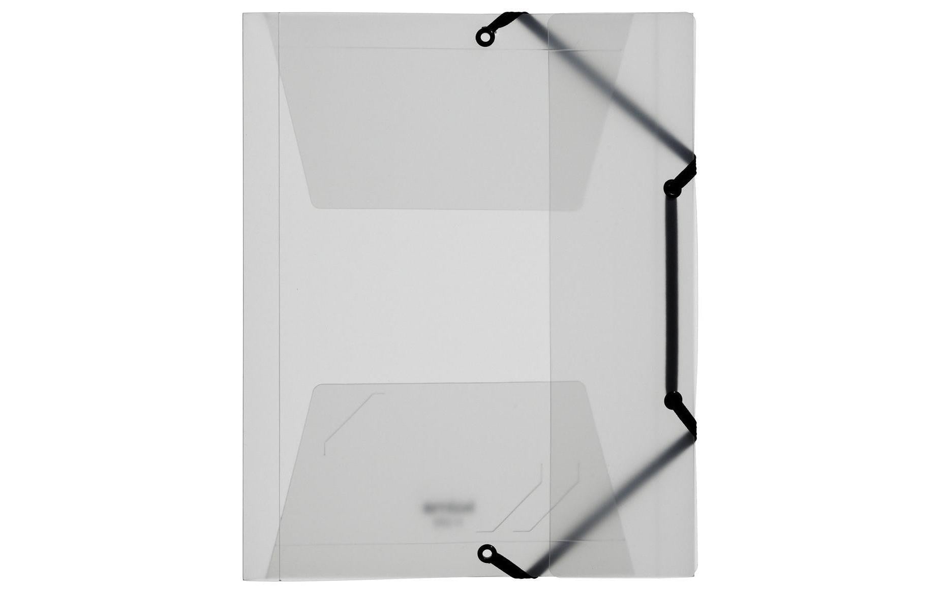 Kolma Sammelmappe für A5, Kunststoff, transparent, mit Gummizug