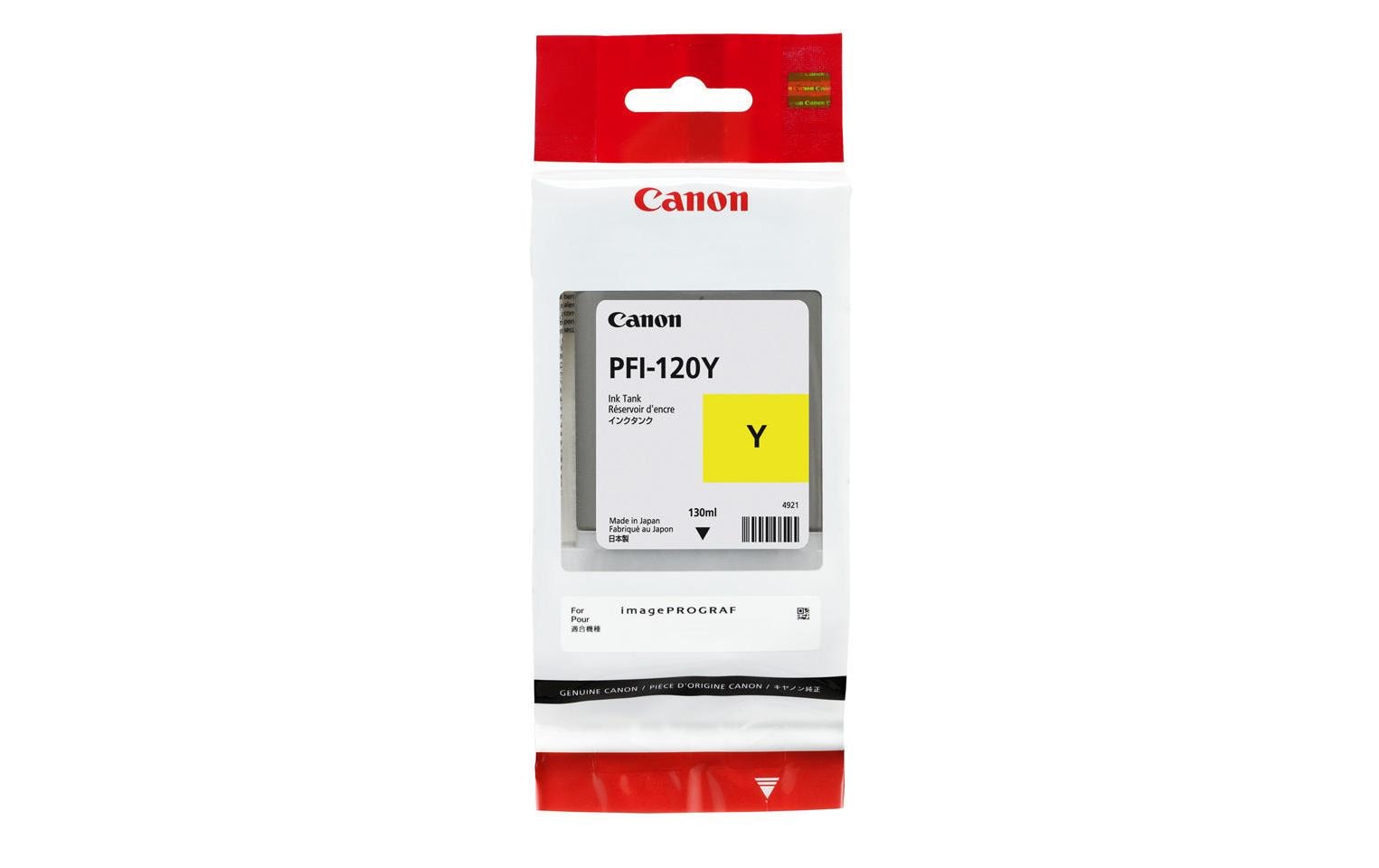Canon Tintenpatrone 2888C001, Gelb, 130 ml – für Inkjetdrucker/Multifunktionsgeräte