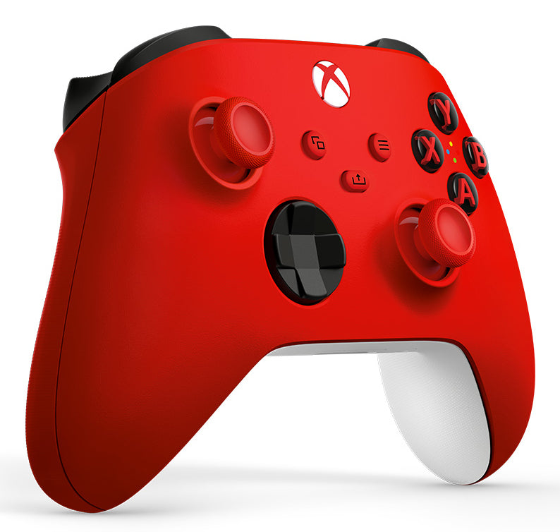 Microsoft Xbox Wireless Controller – für Android, PC, Xbox One, u. a., Bluetooth, rot/weiss