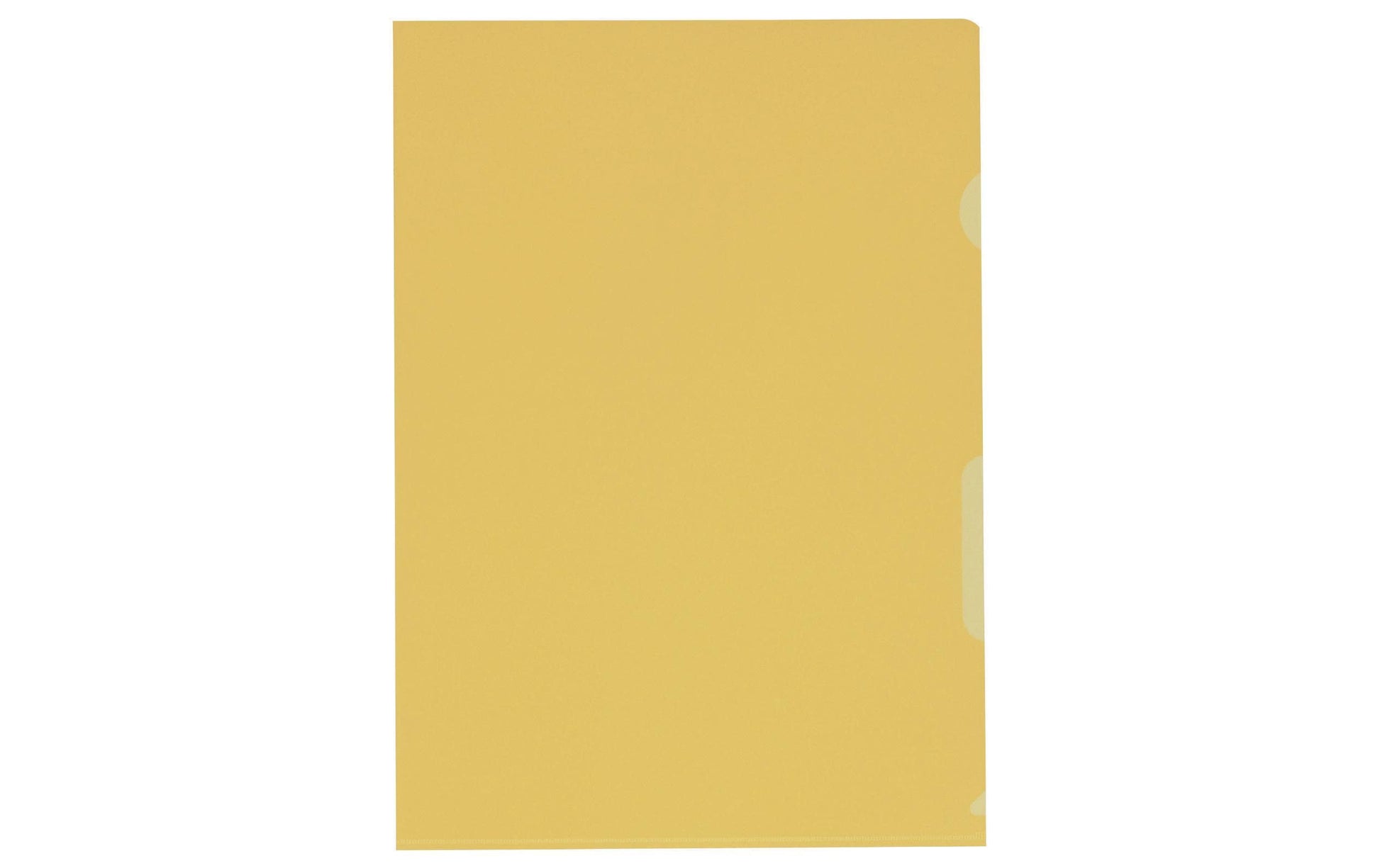 Kolma Sichtmappe A4 – 100er-Pack, Gelb, Kunststoff, 120 µm, 100% Rezyklierbar