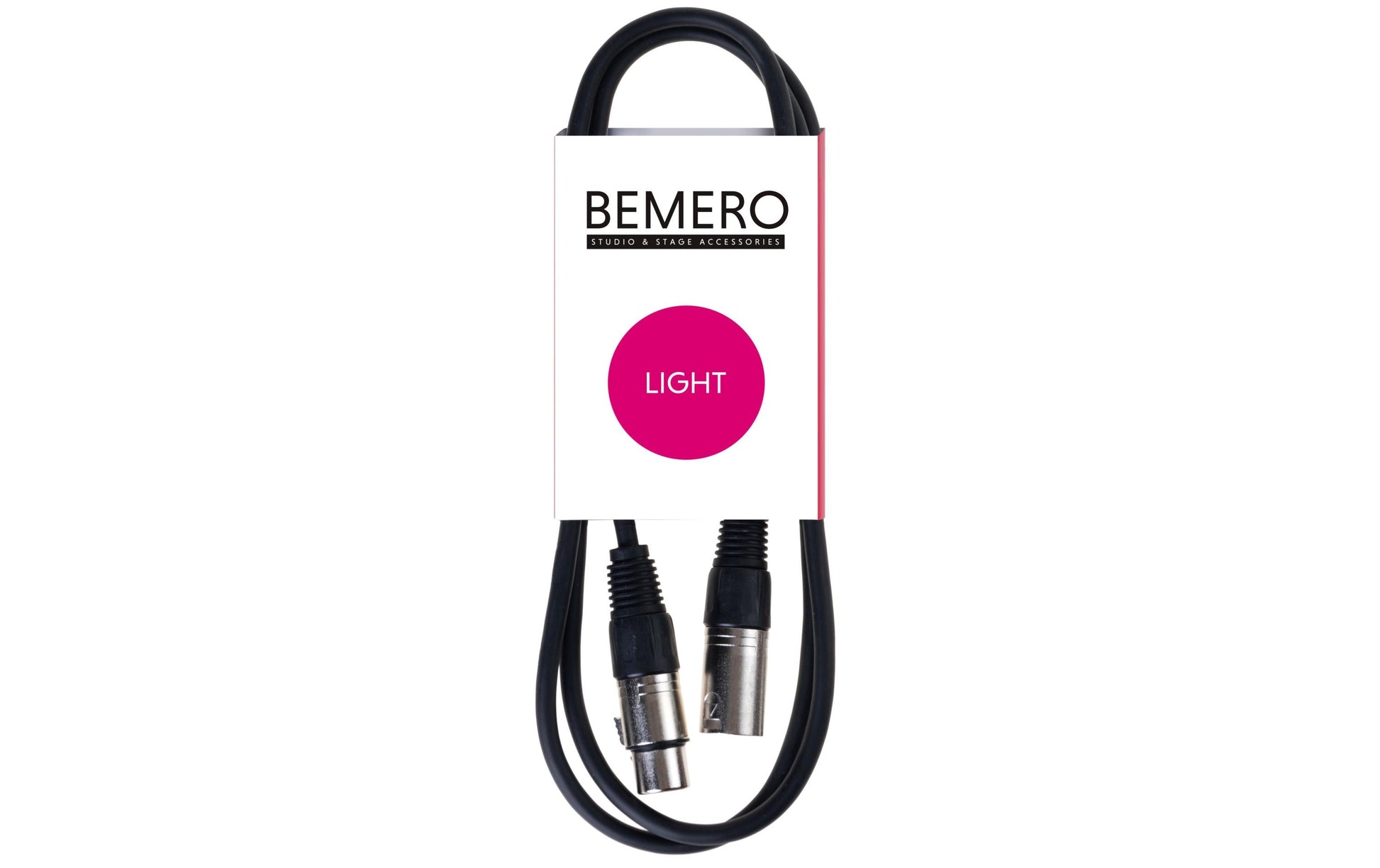 Bemero XLR-Kabel – 3-pol M–F – 1,5 m