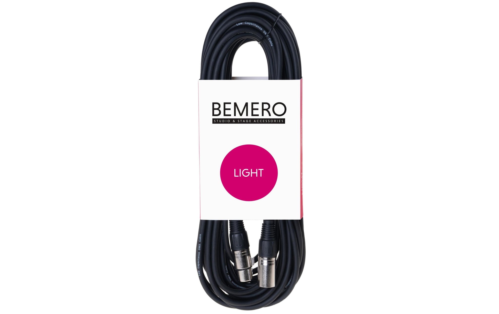 Bemero XLR-Kabel – 3-pol M–F – 20 m, AWG 24