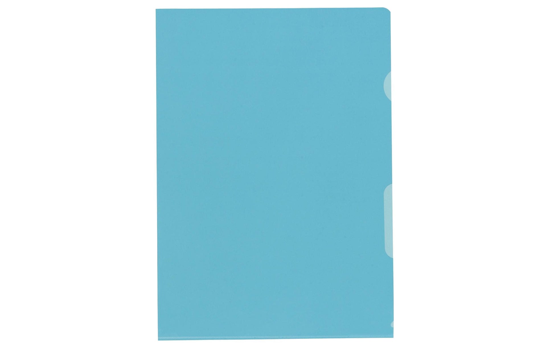 Kolma Sichtmappe A4 – Blau, Kunststoff, Glänzend, 130 µm, 100er-Pack