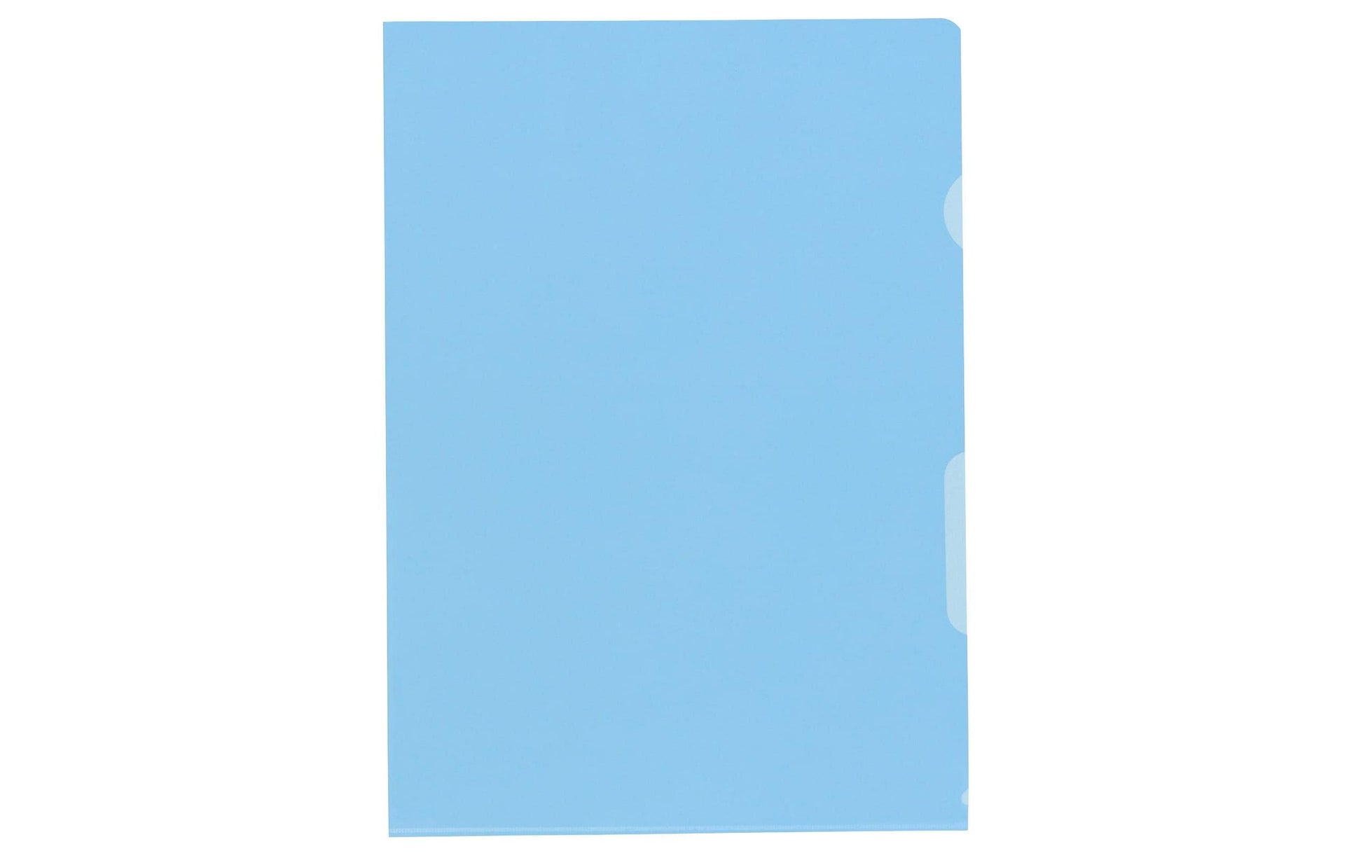 Kolma Sichtmappe A4 – Blau, Kunststoff, Glänzend, 130 µm, 10er-Pack