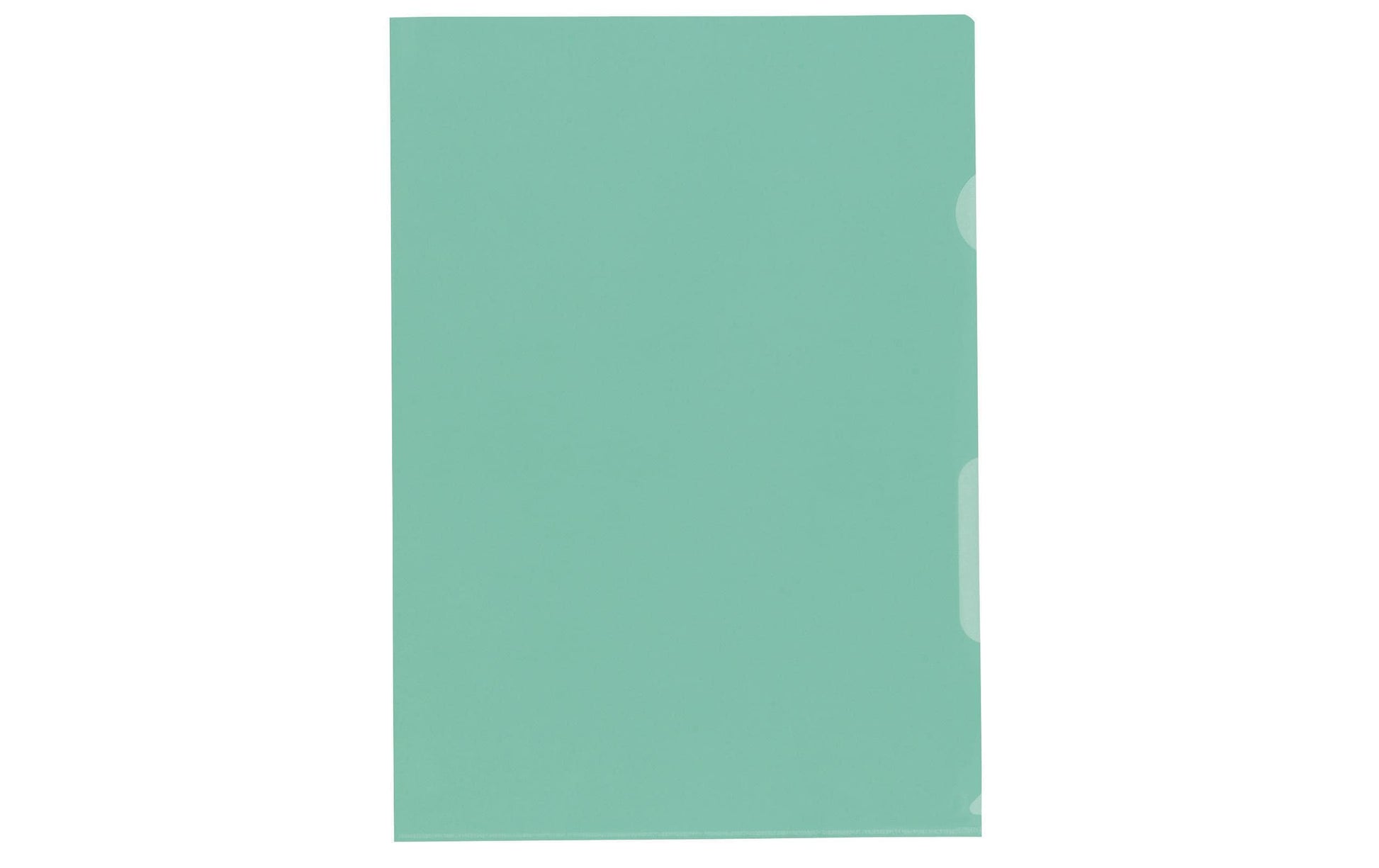 Kolma Sichtmappe A4 – Grün, Kunststoff, glänzend, 130 µm, 100er-Pack, 100% rezyklierbar